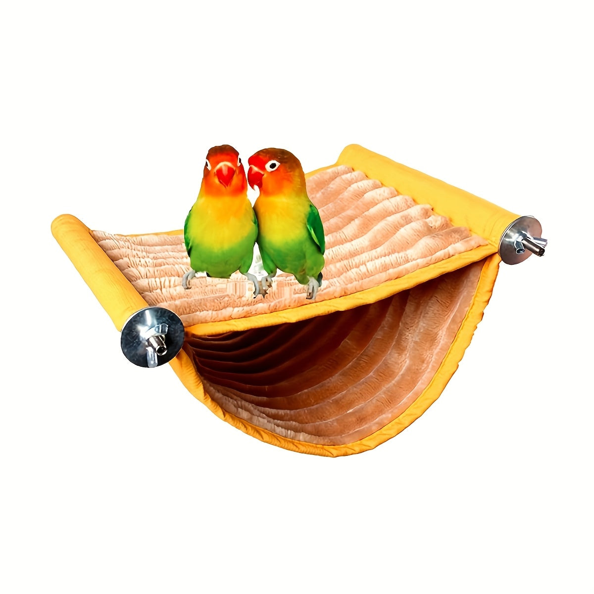 Double-Layer Hanging Bird Hammock – Soft Plush Winter Nest