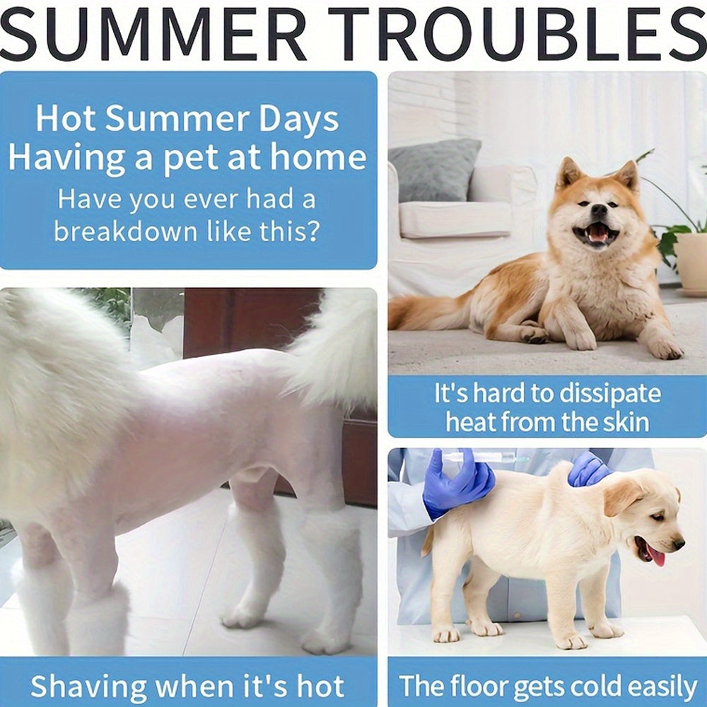 Instant Cooling Dog Mat – Portable Breathable Chill Pad for Small Pets