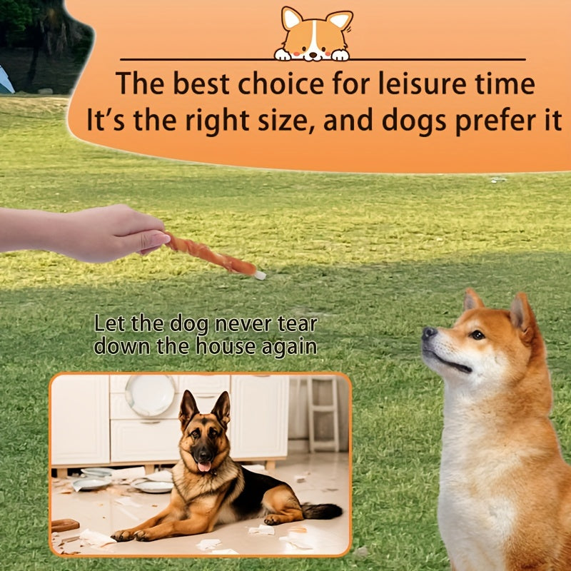 Chicken-Wrapped Rawhide Dog Twists, 3 lbs – Pets’ Favorite Chewy Treats