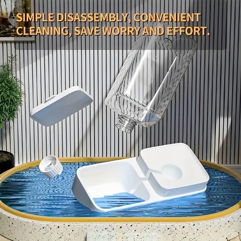 Gravity Pet Feeder & Water Dispenser – Automatic Dog & Cat Feeder 1.0 Gal