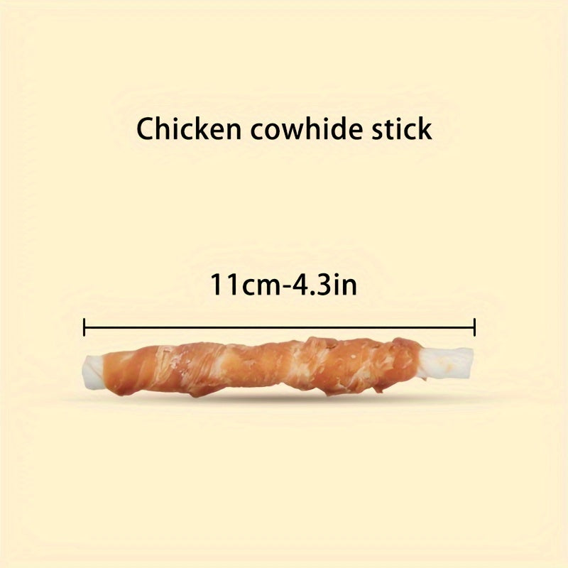 Chicken-Wrapped Rawhide Dog Twists, 3 lbs – Pets’ Favorite Chewy Treats