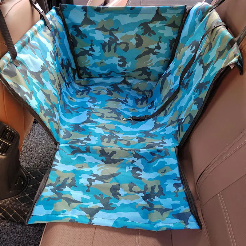 CAWAYI Pet Car Seat Cover – Dog & Cat Hammock Protector, Travel Mat Paws and Claws