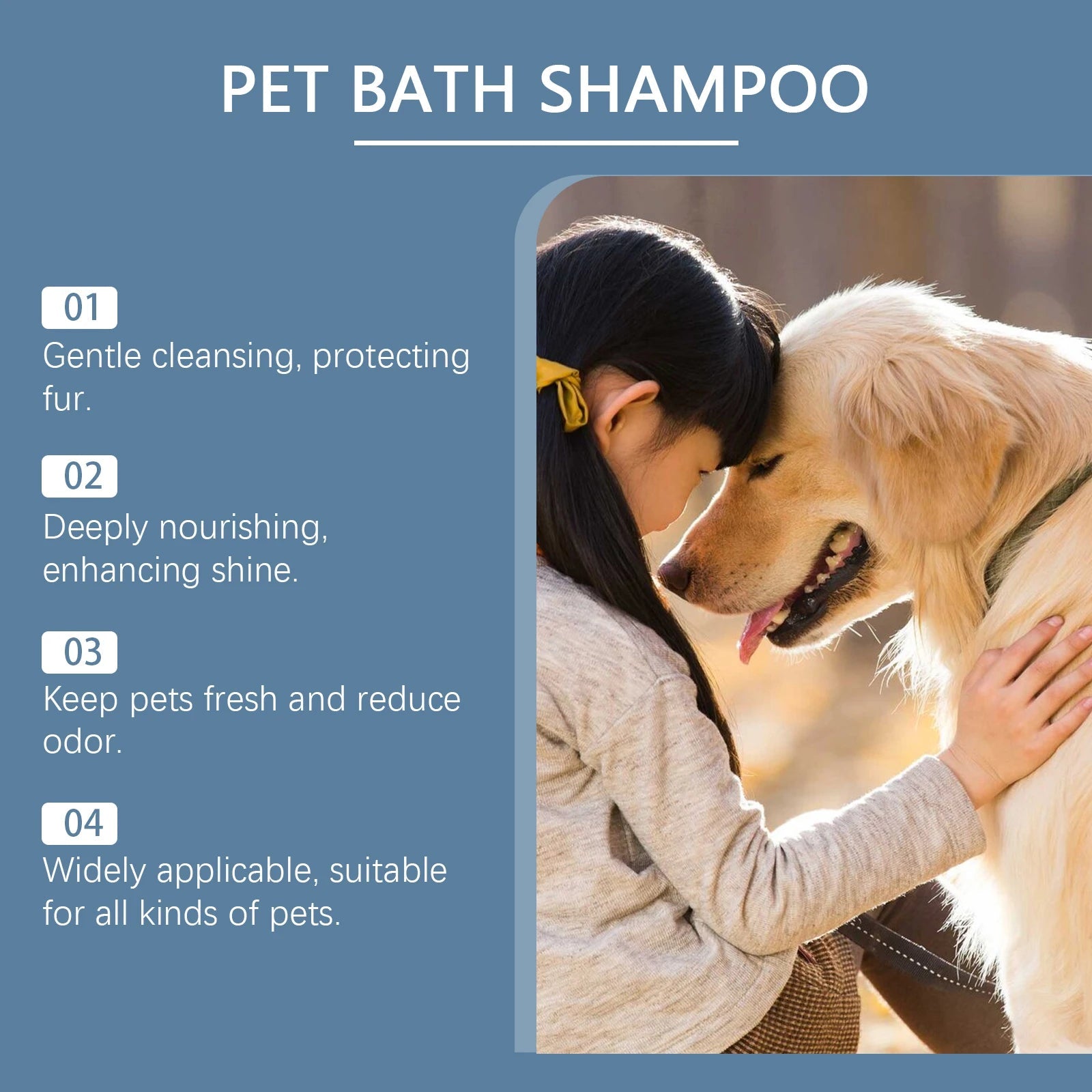 Dog & Cat Bath Shampoo – Moisturizing & Gentle Formula Paws and Claws