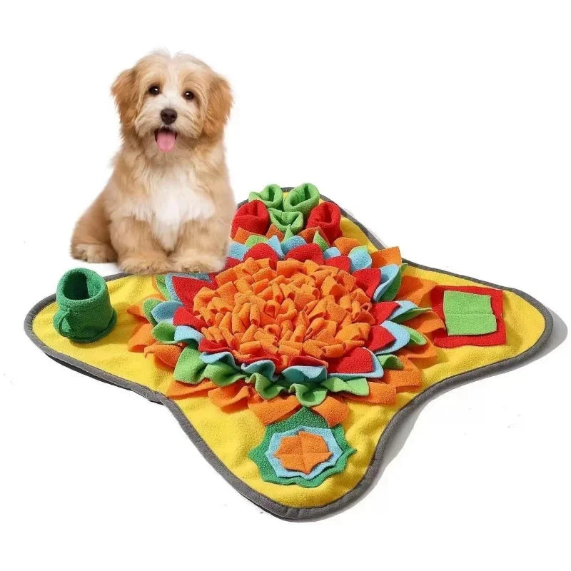 Sniffing Training Mat – Slow Feeding Toy for Pets Paws and Claws