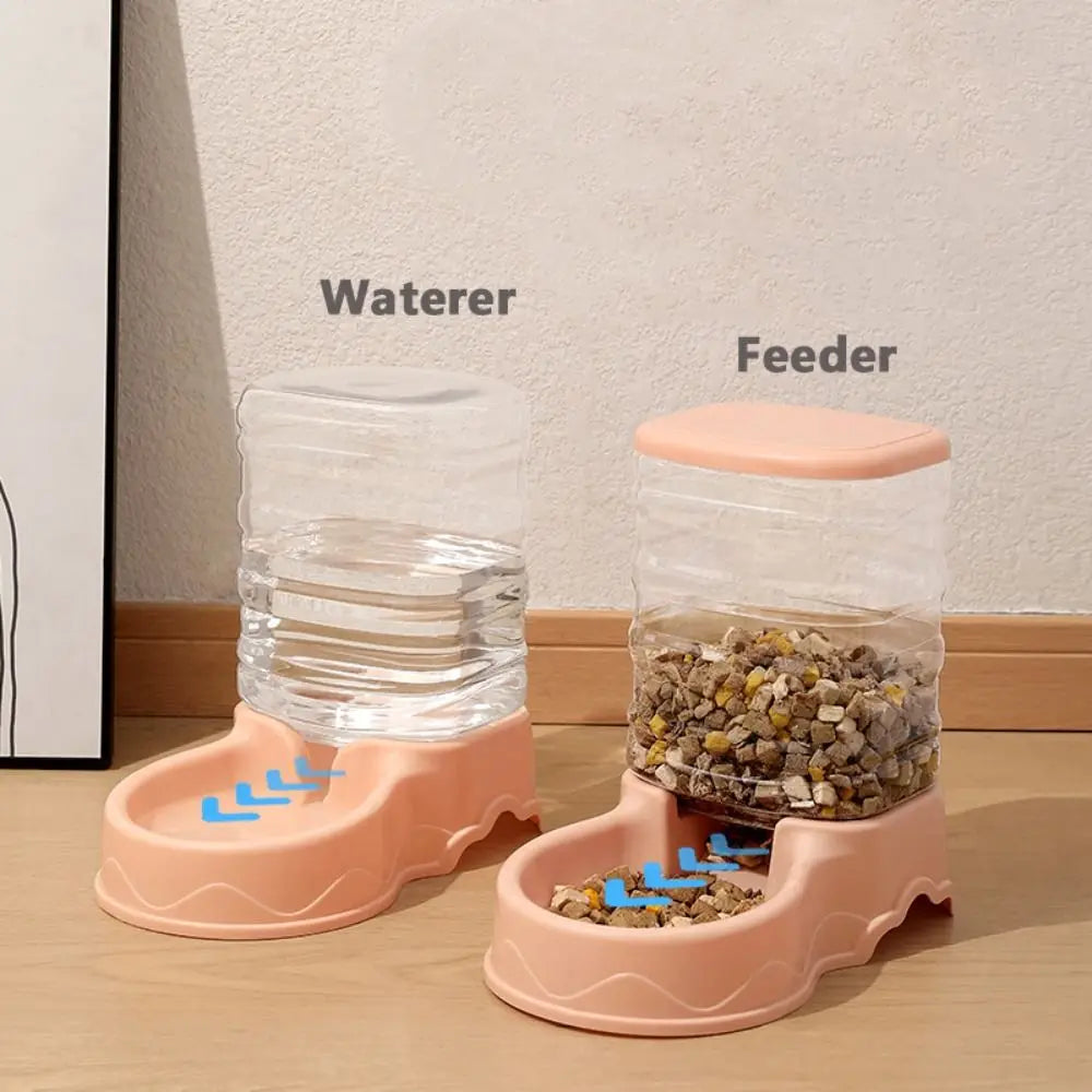 3.8L Automatic Pet Feeder & Water Dispenser β For Cats & Dogs Paws and Claws
