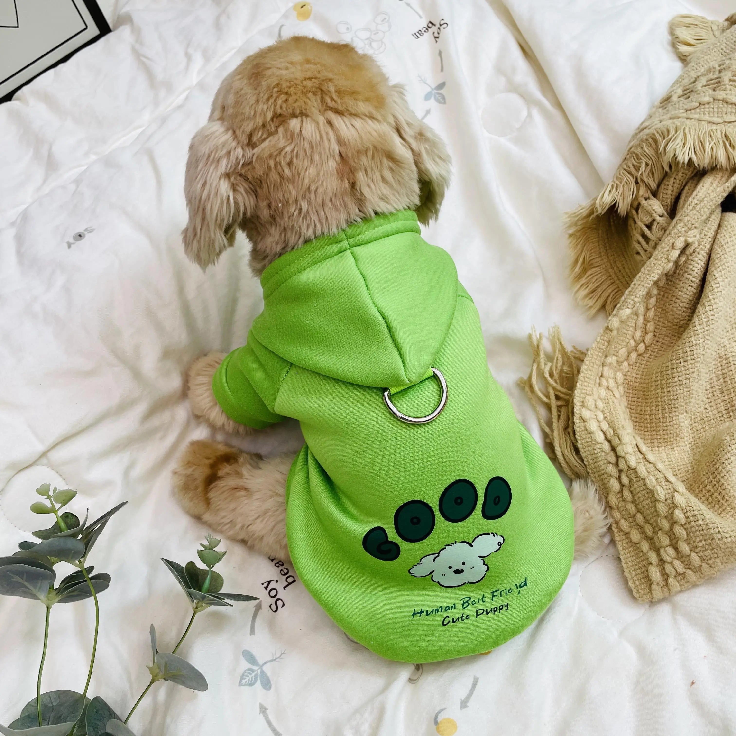 Super Cute Pet Sweater – Cartoon Waffle Knit for Cats & Dogs