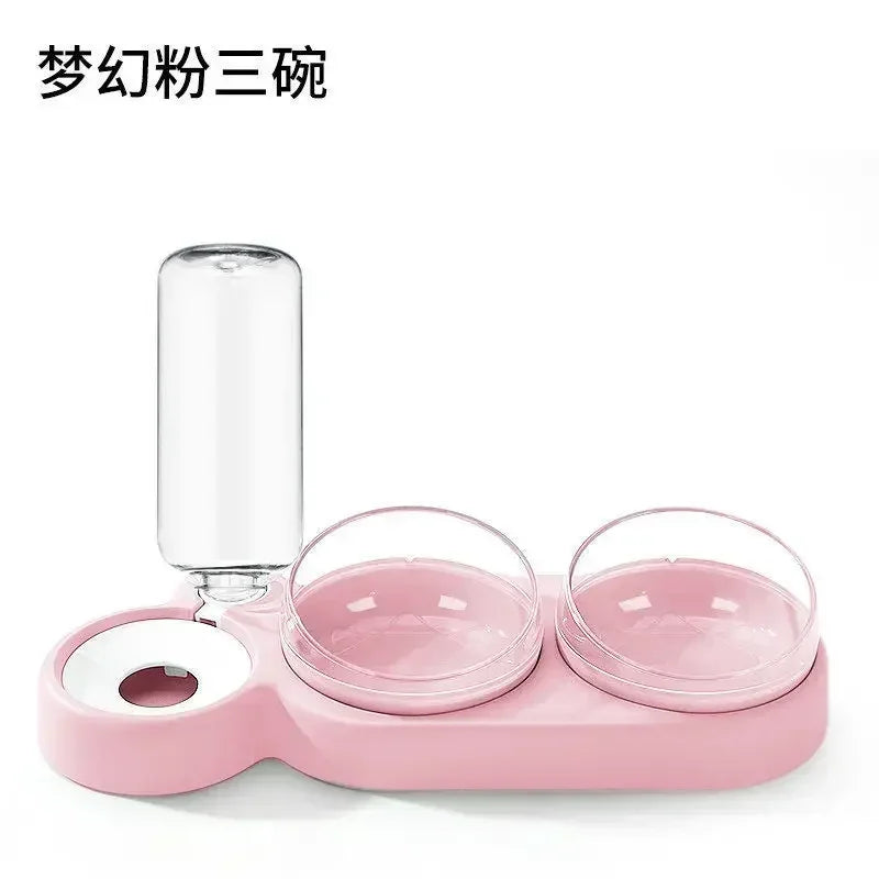 Splash-Proof Pet Bowl – Food Dispenser & Water Storage Feeder Paws and Claws