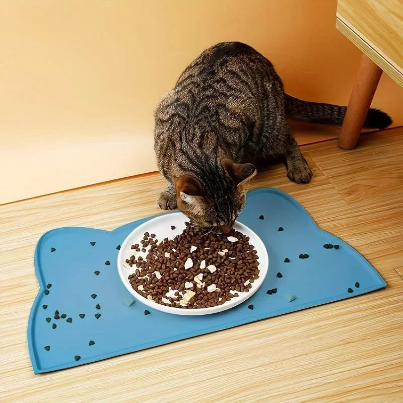 Pet Feeding Mat – Non-Slip & Waterproof Paws and Claws