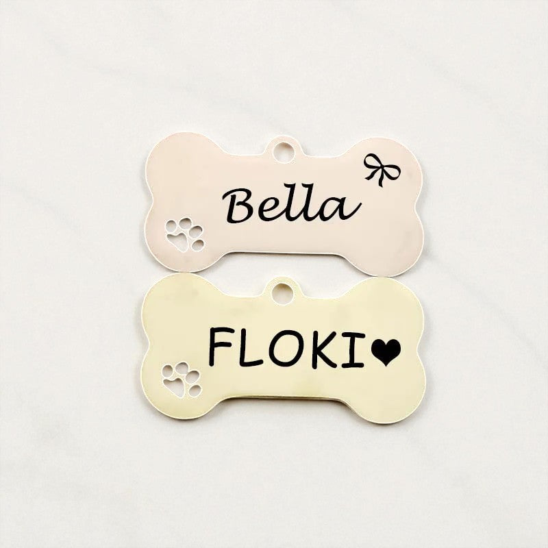 Personalized Pet ID Tag Paws and Claws