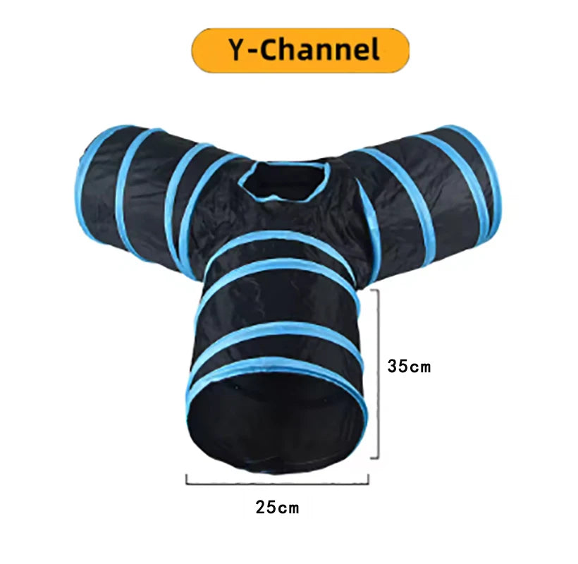 Cat Tunnel Toy – Foldable & Breathable Indoor Play Tube