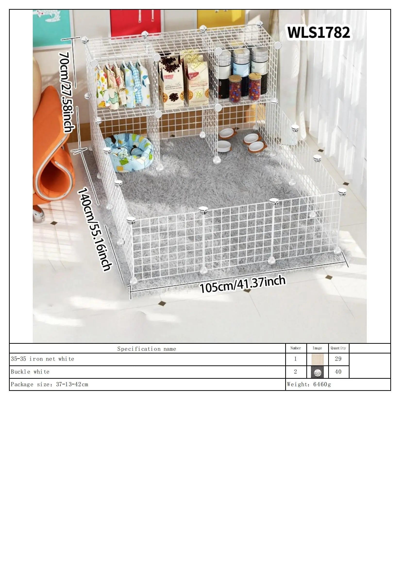 DIY Pet Playpen – Detachable, Easy to Assemble, Escape-Proof Fence Paws and Claws