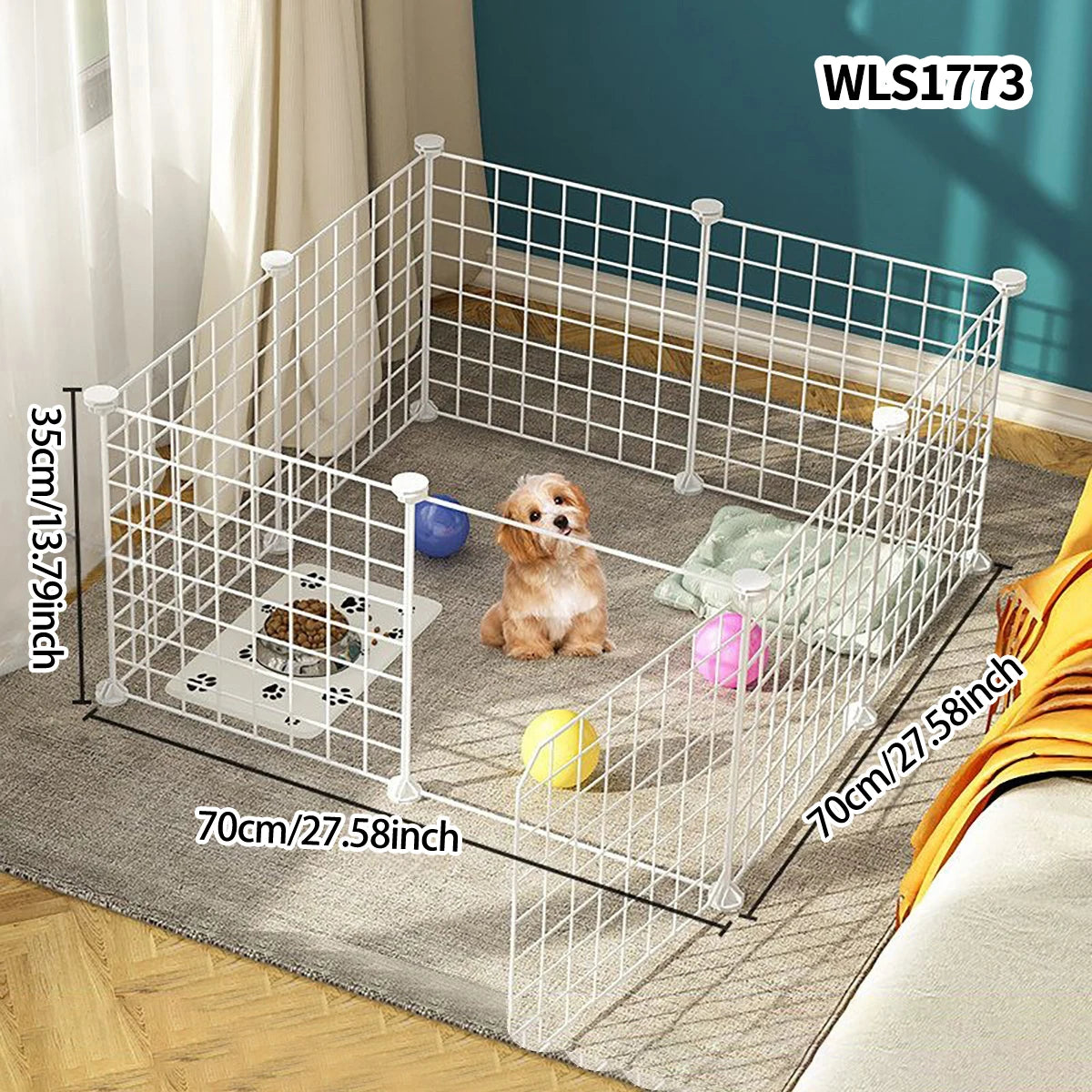 DIY Pet Playpen – Detachable, Easy to Assemble, Escape-Proof Fence Paws and Claws