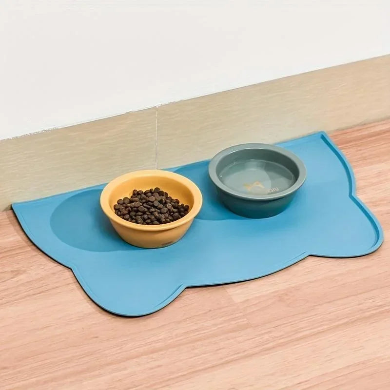Pet Feeding Mat – Non-Slip & Waterproof Paws and Claws