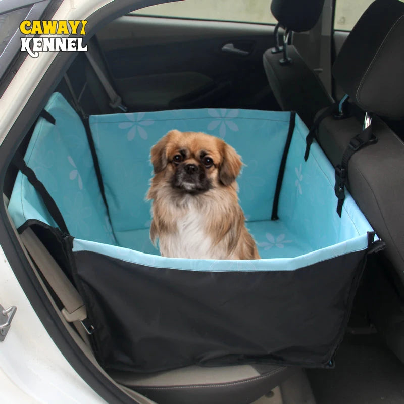CAWAYI Pet Car Seat Cover – Dog & Cat Hammock Protector, Travel Mat Paws and Claws
