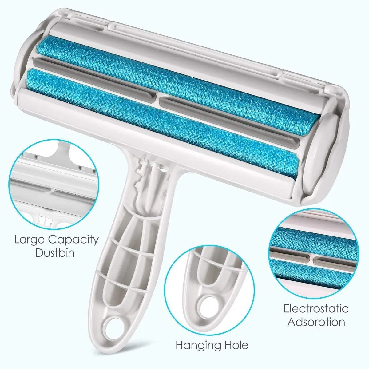 Pet Hair Roller β Self-Cleaning Tool for Furniture & Clothes Paws and Claws
