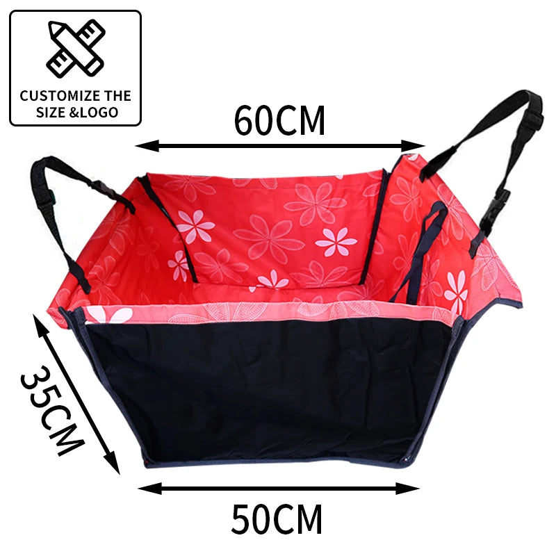 CAWAYI Pet Car Seat Cover – Dog & Cat Hammock Protector, Travel Mat Paws and Claws