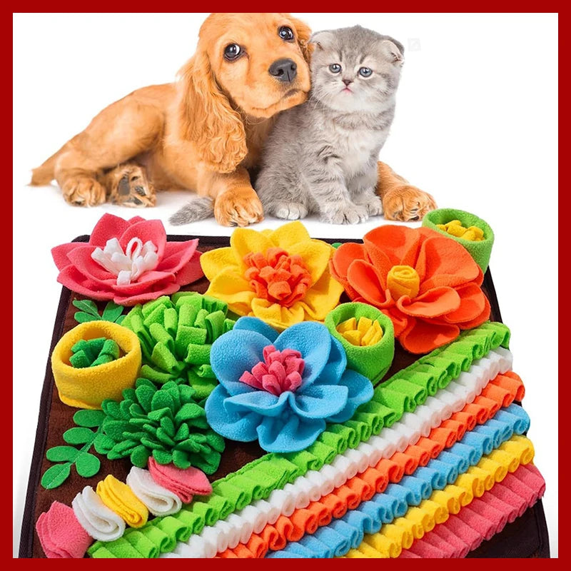 Pet Sniffing Foraging Mat Paws and Claws