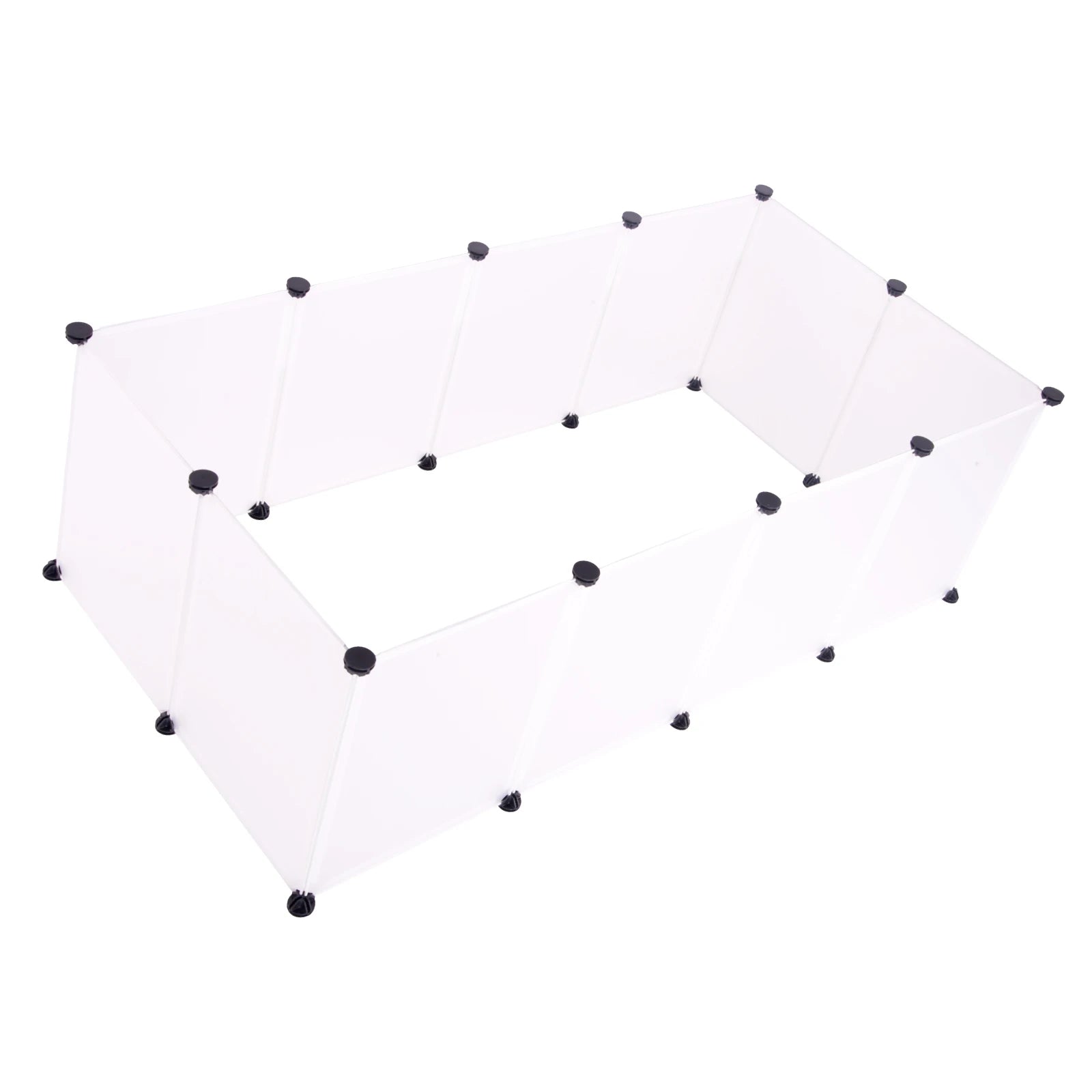 DIY Pet Playpen, Modular Indoor Cage, Rabbit & Small Animal House with Door Paws and Claws