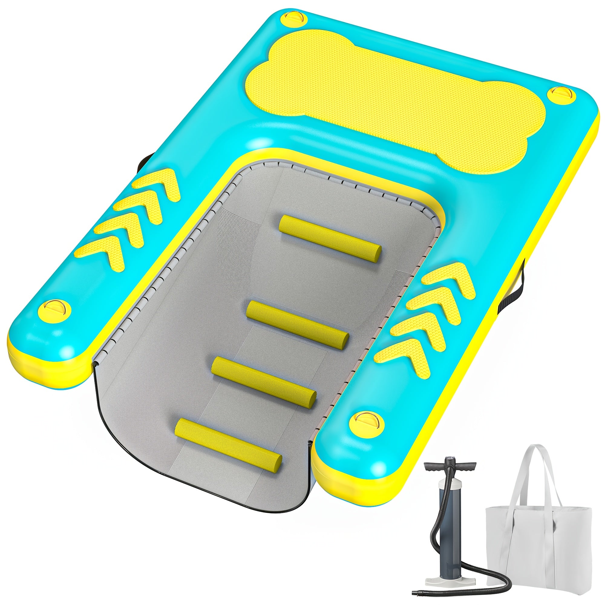 Inflatable Dog Ramp 100×150 cm – Durable Ramp for Large Breeds, Pools & Docks