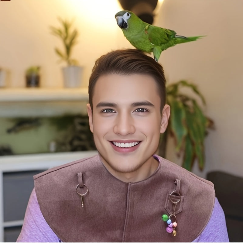 Premium Parrot Training Shoulder Pad – Anti-Scratch Guard for Birds