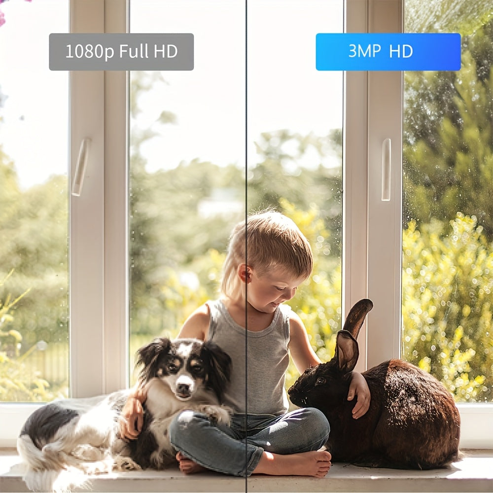 XIAOVV Q2 4MP Indoor WiFi Camera, Home Security, Baby & Pet Monitor