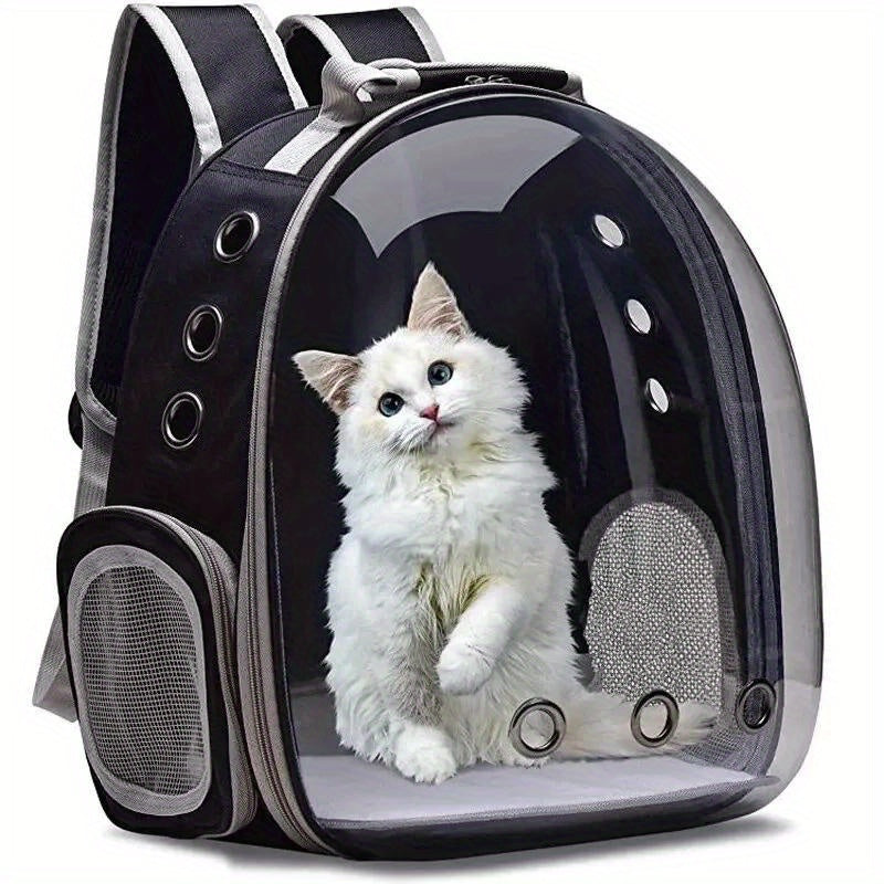 Transparent Breathable Cat Carrier Backpack, Travel Pet Capsule