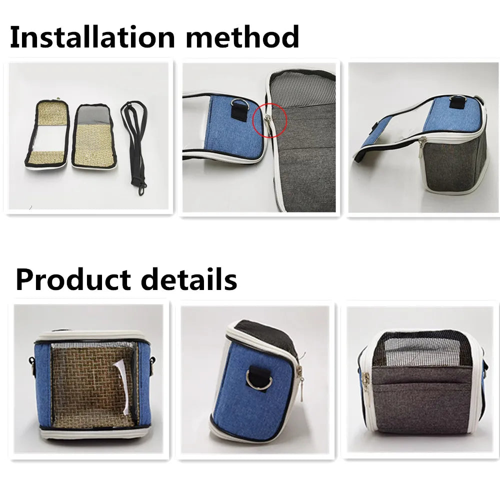 Portable Pet Carrier – Birds & Small Animals Paws and Claws