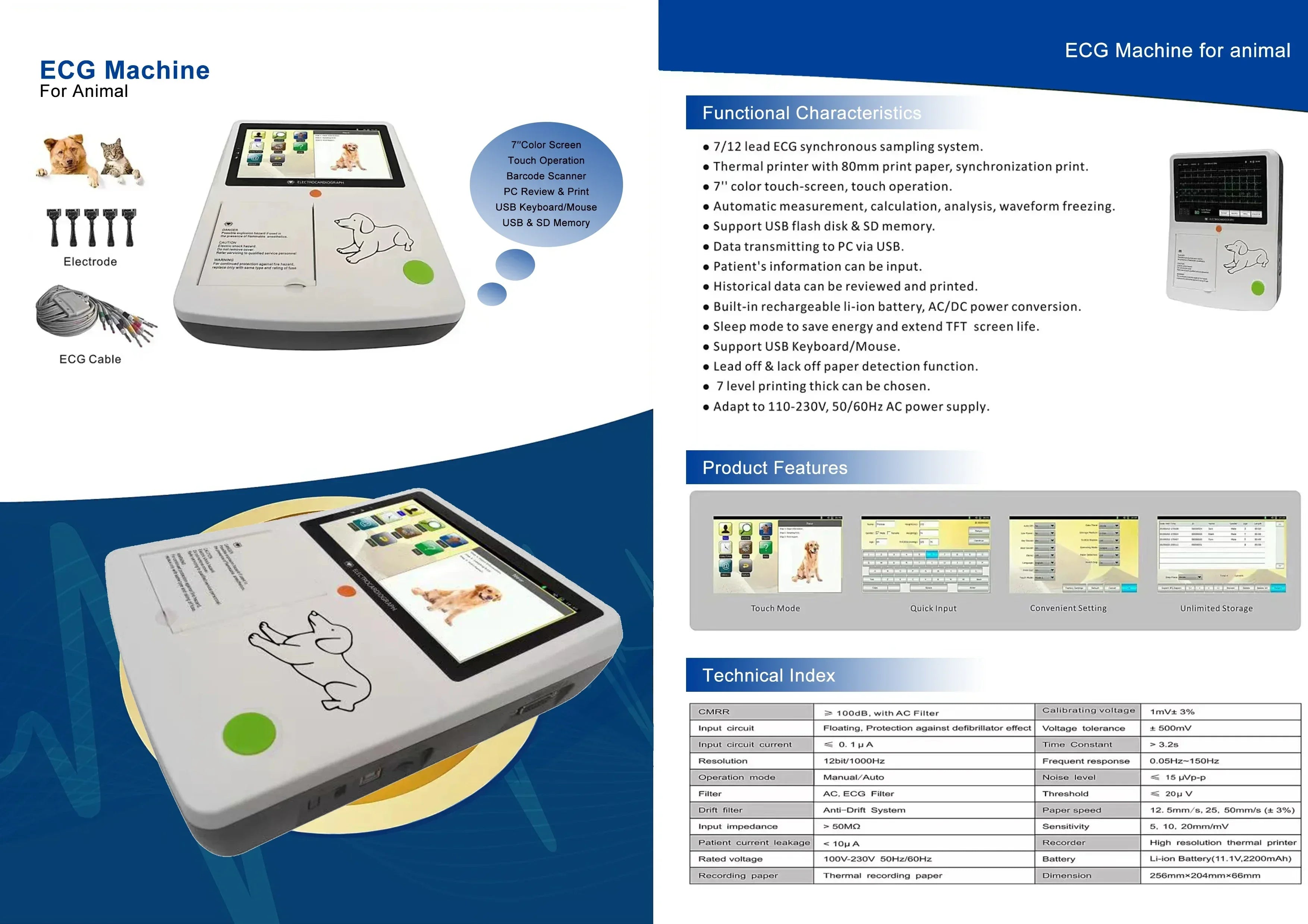 Portable pet  machine VET  machine   equipment for animals Paws and Claws
