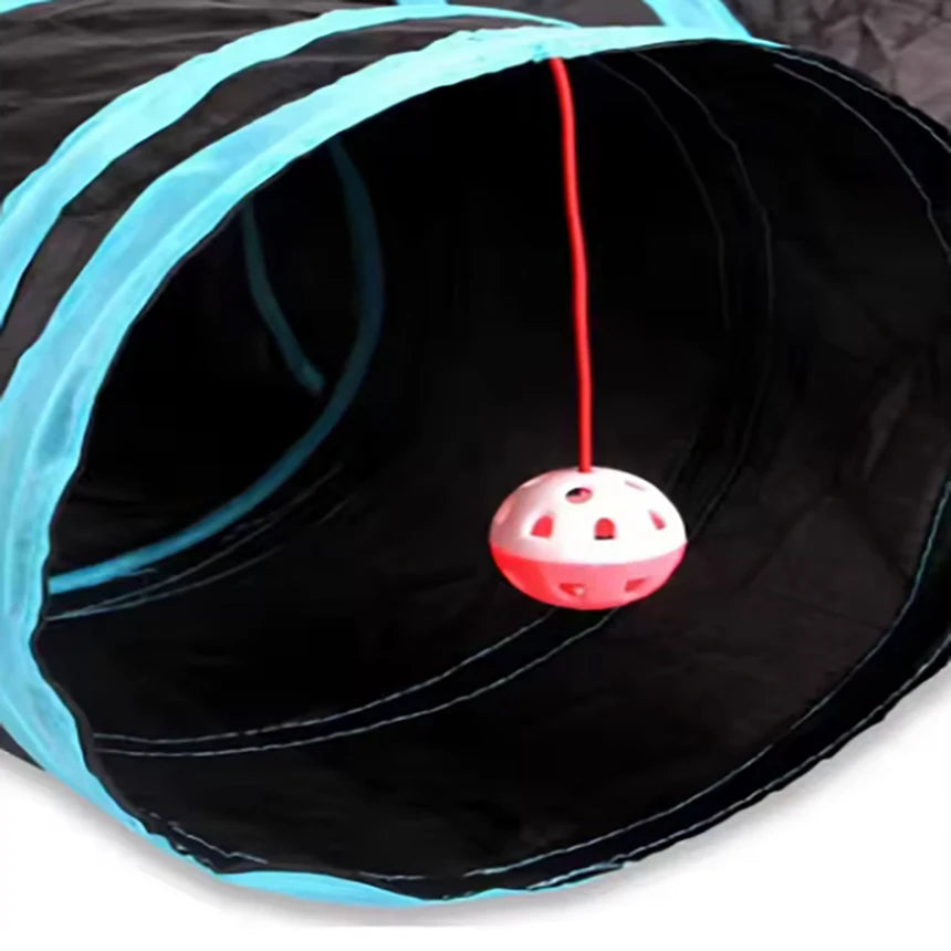 Cat Tunnel Toy – Foldable & Breathable Indoor Play Tube