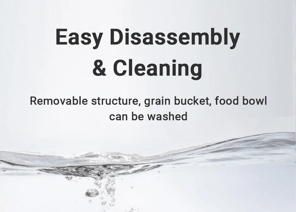 ROJECO Smart Automatic Pet Feeder 2L – Wi-Fi App Control, Programmable Meals, Anti-Jam Kibble Dispenser for Cats & Dogs