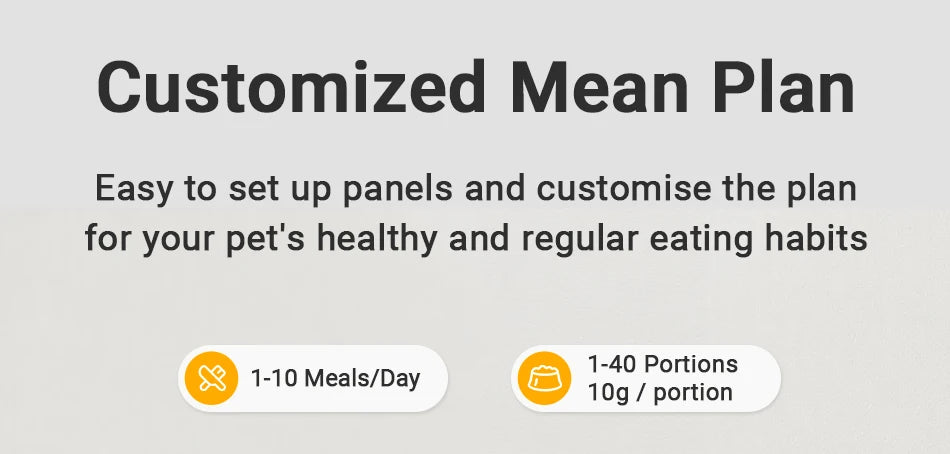 ROJECO Smart Automatic Pet Feeder 2L – Wi-Fi App Control, Programmable Meals, Anti-Jam Kibble Dispenser for Cats & Dogs