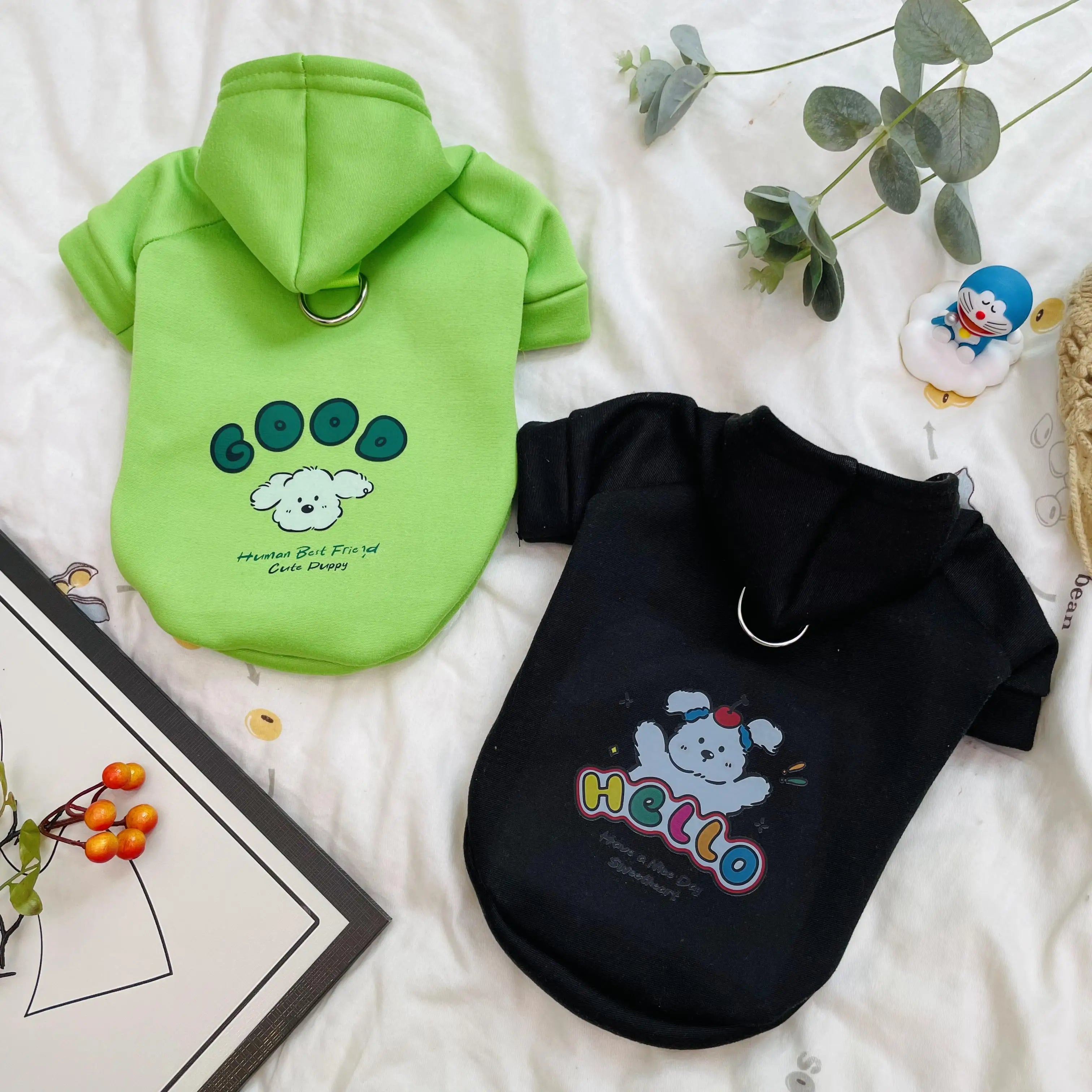 Super Cute Pet Sweater – Cartoon Waffle Knit for Cats & Dogs