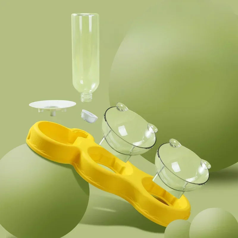 Splash-Proof Pet Bowl – Food Dispenser & Water Storage Feeder Paws and Claws