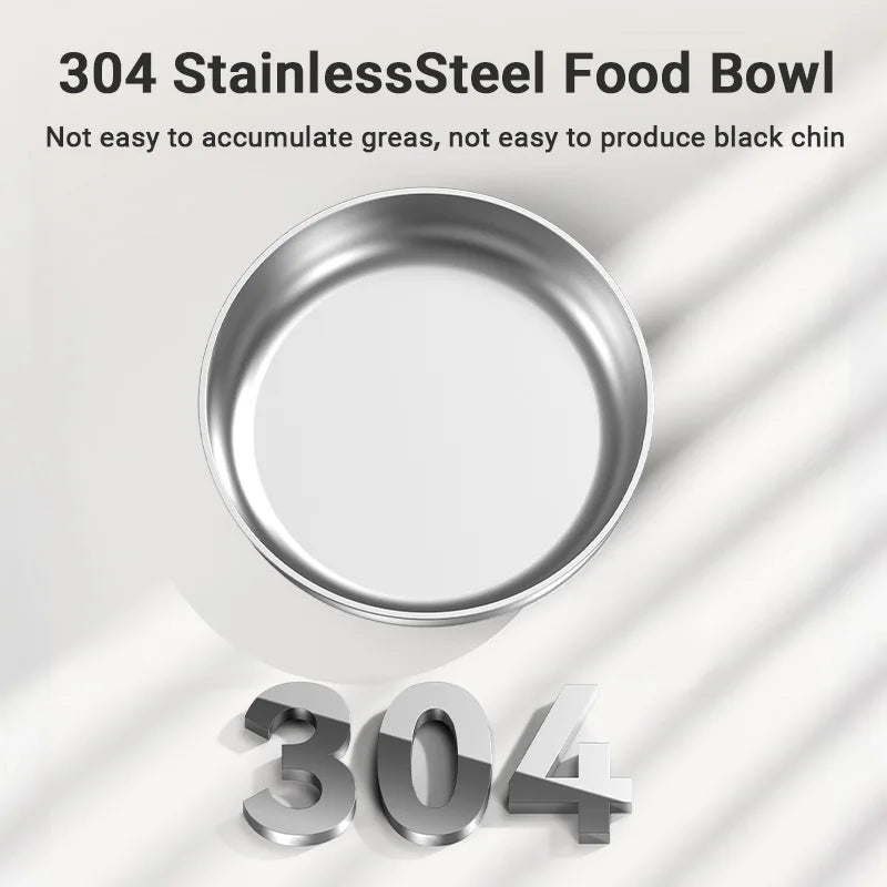 ROJECO Smart Automatic Pet Feeder 2L – Wi-Fi App Control, Programmable Meals, Anti-Jam Kibble Dispenser for Cats & Dogs