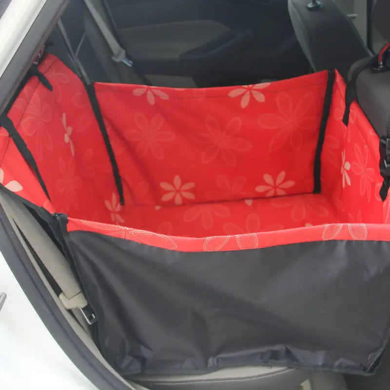 CAWAYI Pet Car Seat Cover – Dog & Cat Hammock Protector, Travel Mat Paws and Claws