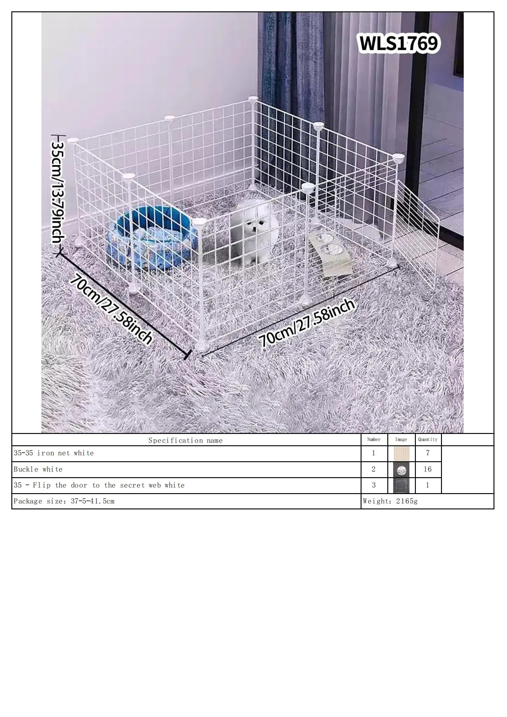 DIY Pet Playpen – Detachable, Easy to Assemble, Escape-Proof Fence Paws and Claws