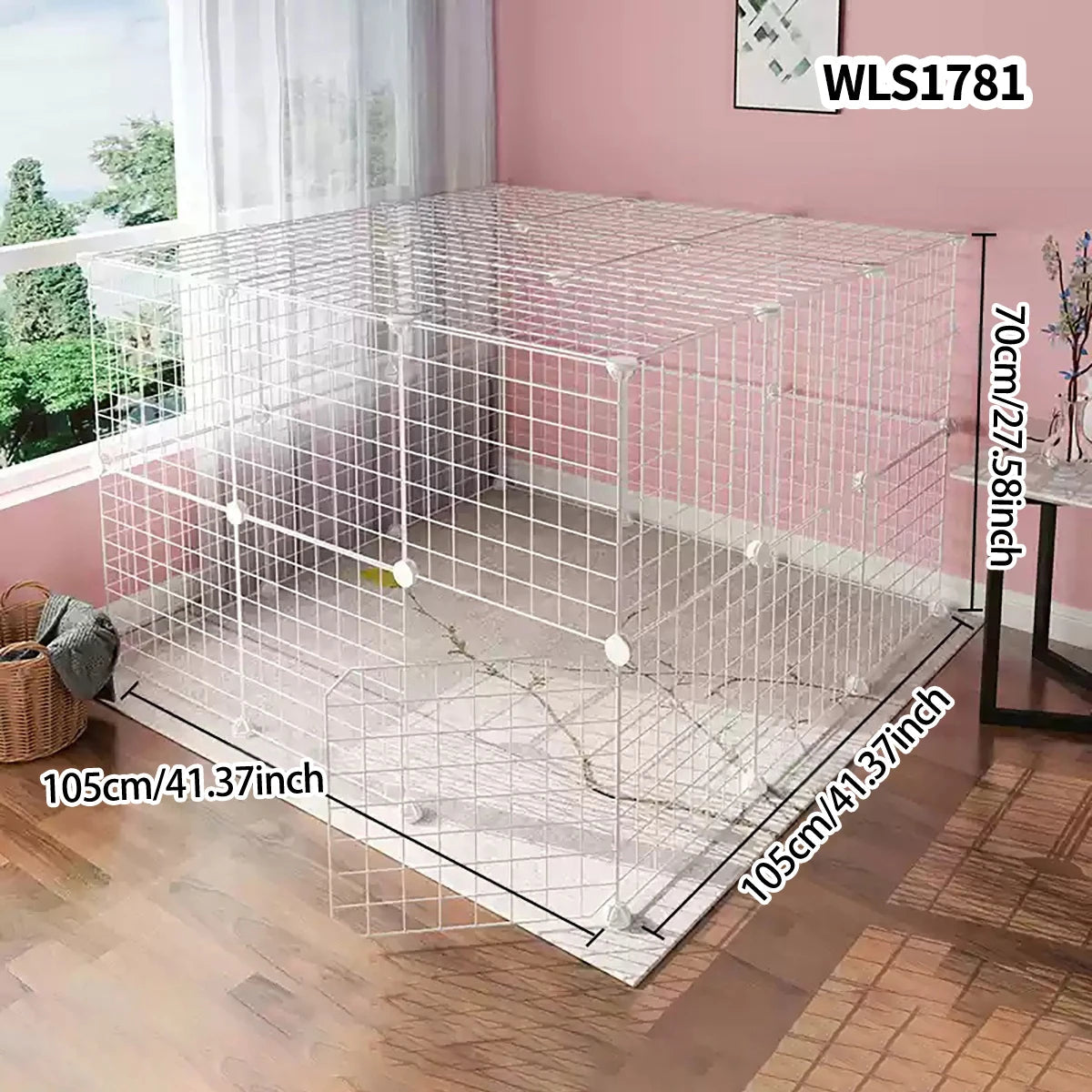 DIY Pet Playpen – Detachable, Easy to Assemble, Escape-Proof Fence Paws and Claws