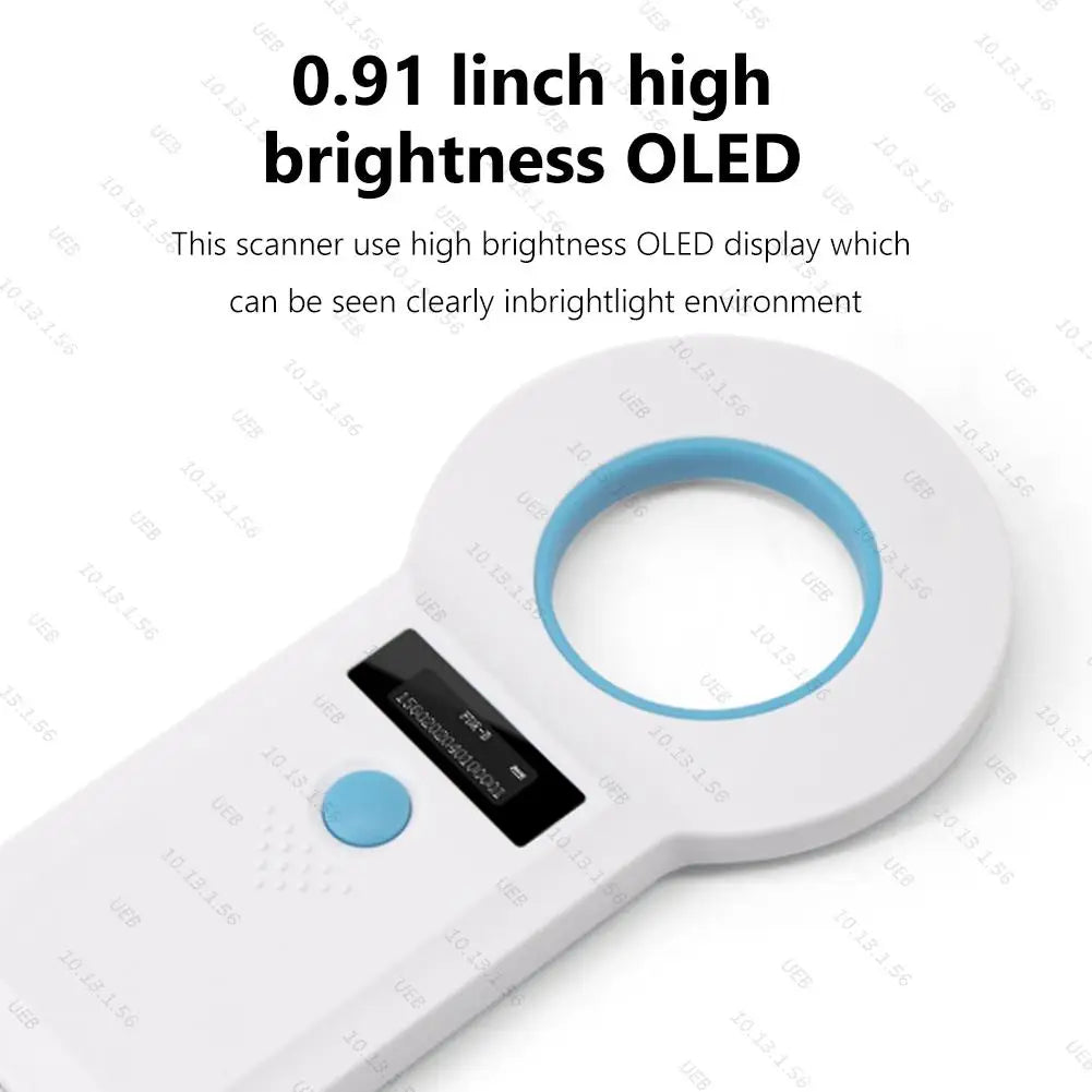 Handheld Pet Microchip Scanner – EMID FDX-B RFID Reader