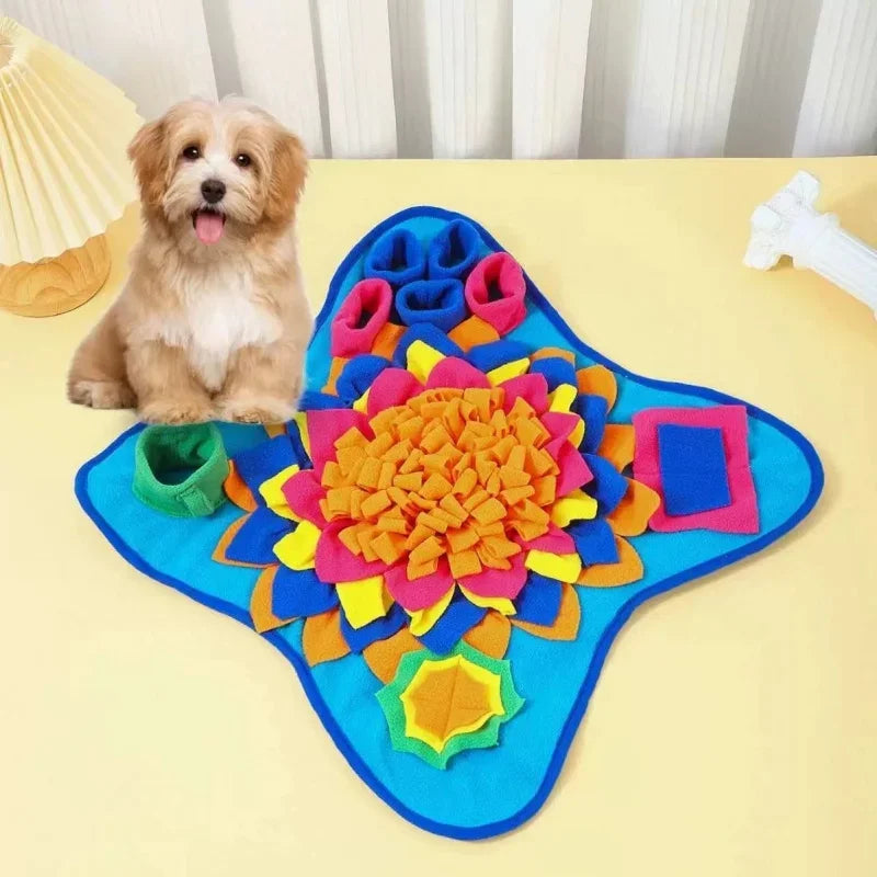 Sniffing Training Mat – Slow Feeding Toy for Pets Paws and Claws