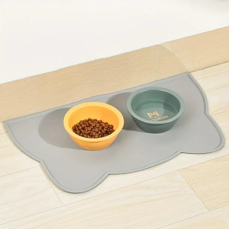 Pet Feeding Mat – Non-Slip & Waterproof Paws and Claws