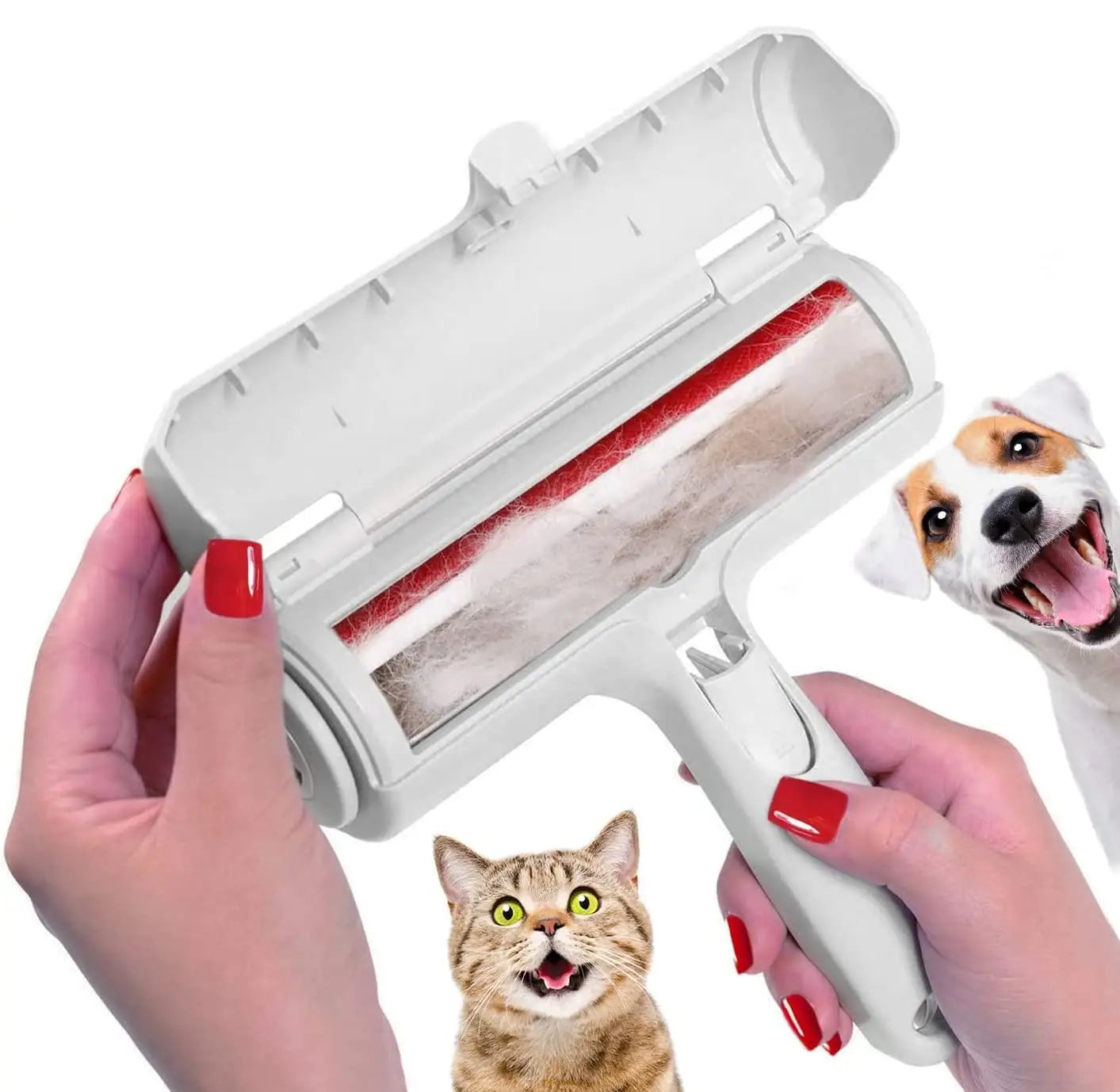 Pet Hair Roller – Self-Cleaning Tool for Furniture & Clothes Paws and Claws