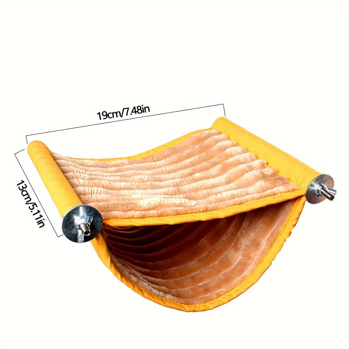 Double-Layer Hanging Bird Hammock – Soft Plush Winter Nest