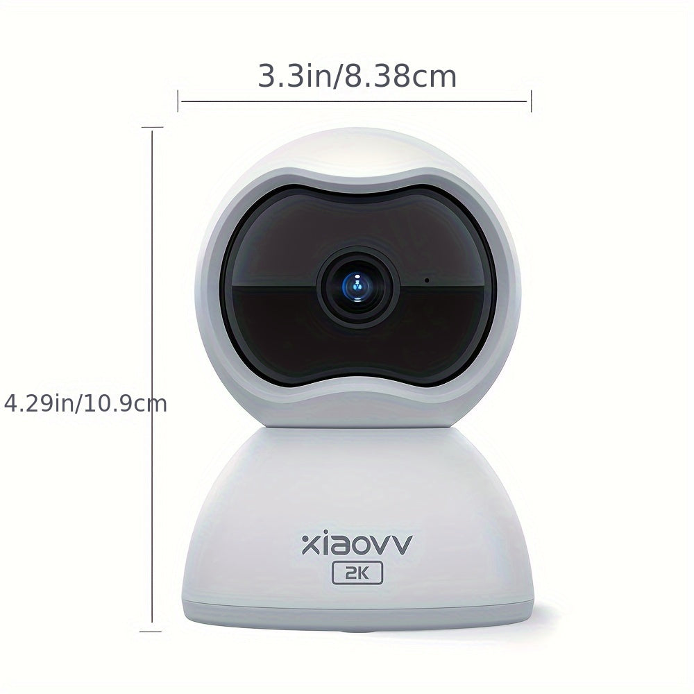 XIAOVV Q2 4MP Indoor WiFi Camera, Home Security, Baby & Pet Monitor